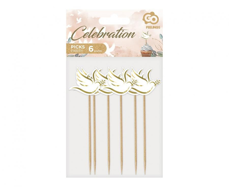 Pikery Złoty gołąbek, 6 szt.