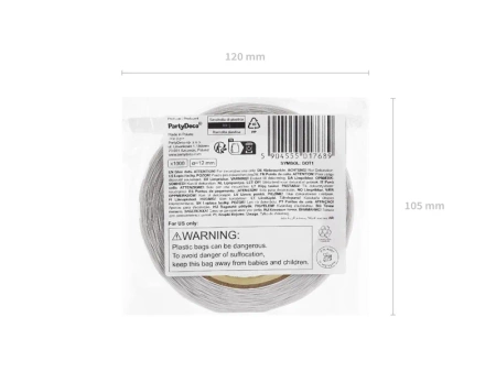 Kropki klejowe dwustronne, 12mm, bezbarwny