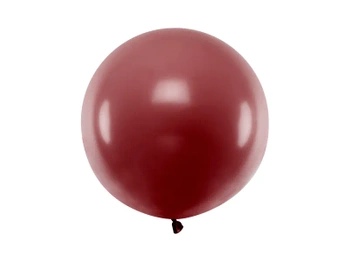 Balon okrągły 60cm, Pastel Burgundy