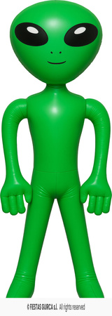 Dmuchany zielony kosmita, 85cm