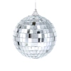 Kula Disco lustrzana srebrna 10cm 1szt.