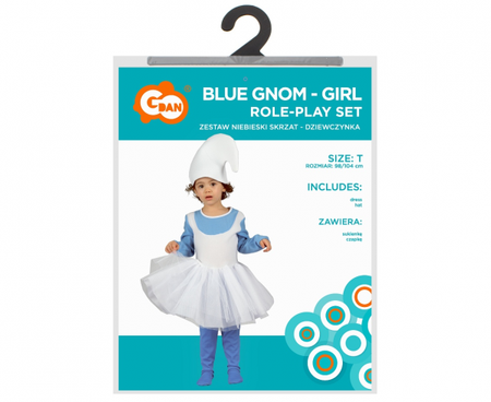 Zestaw Niebieski Skrzat - dziewczynka rozm. 98-104 cm