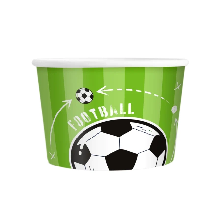 Kubek do lodów Football 6szt.