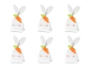 Torebki na słodycze Króliki, mix, 7.5x9x22.5 cm