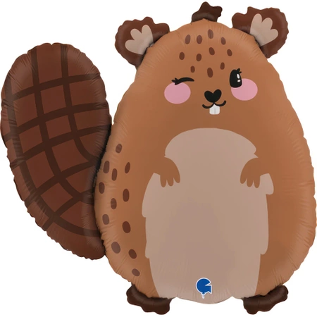 Balon Grabo Bóbr Woodland Zwierzątko Leśne 21" - 53 cm 