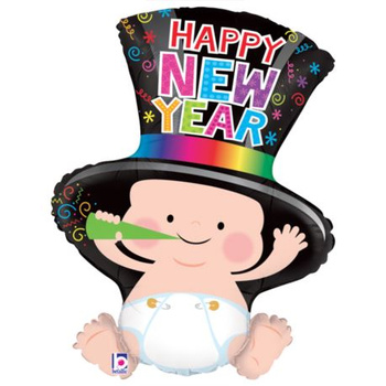 Balon Grabo 31'' New Year Baby