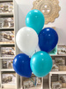 Bukiet balonowy Baby Blue 6 szt