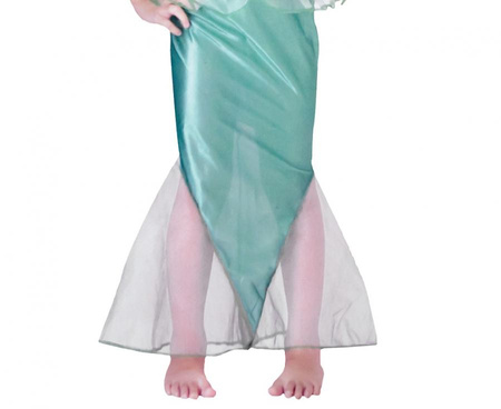 Strój dla dzieci Zielona Syrenka (sukienka), rozm. 130/140 cm