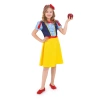 Strój Królewna Śnieżka dla dziewczynki, rozmiar 120/130 cm