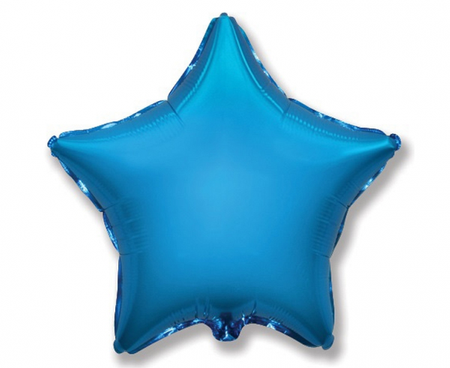 Balon foliowy JUMBO FX - "Gwiazda" (niebieska)