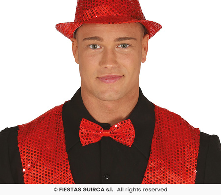 Czerwona Muszka cekinowa