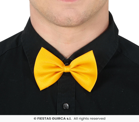 Żółta Muszka imprezowa na karnawał
