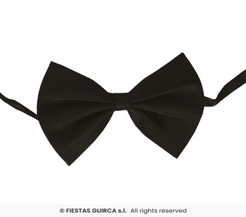 Czarna Muszka Karnawałowa
