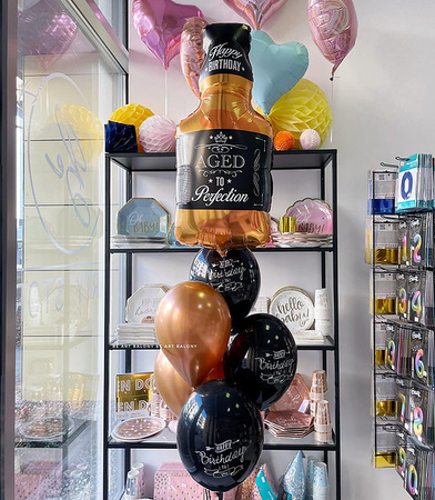 Balon Grabo 34''/86 cm Butelka Whisky "Age to Perfection"