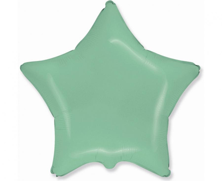 Balon foliowy 18" FX - Gwiazda (pastel miętowy)