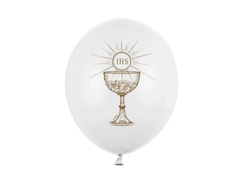Balony 30cm, IHS, Pastel Pure White