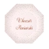 Talerzyki papierowe Wieczór Panieński rose gold
