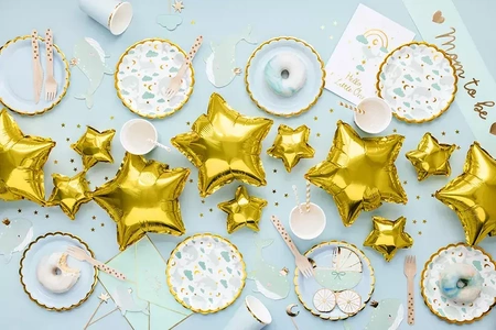 Talerzyki Wieloryby, mix, 18 cm