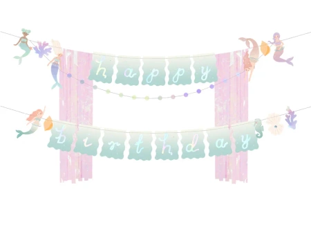 Baner Happy Birthday Syrenka, 130x100cm
