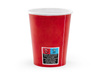 Kubeczki Piraci, czerwony, 220ml