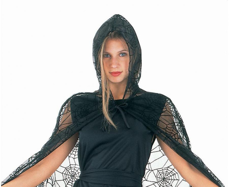 Peleryna z kapturem dla dorosłych Pajęczyna, rozm. uniw.