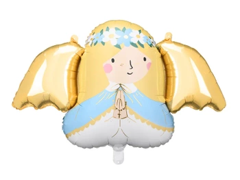 Balon foliowy Aniołek, 103x58 cm, mix