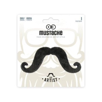 Sztuczne wąsy Artysta czarne