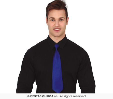 Granatowy Krawat, 45cm