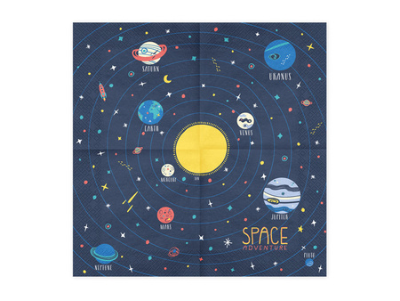 Serwetki Kosmos, 33x33cm