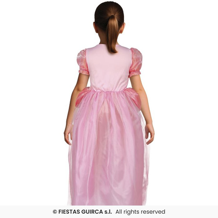 Strój dla dzieci Różowa Księżniczka balu, rozm. 115-123 cm