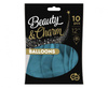Balony Beauty&Charm, pastelowe Ocean Blue 12"/ 10 szt.