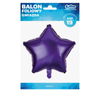 Balon foliowy "Gwiazda", fioletowa, 19" 