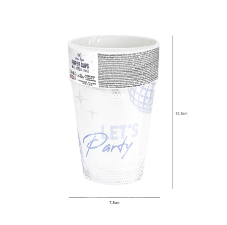 Kubek Silver Disco 220ml 6szt.