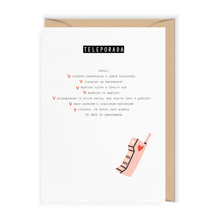 Kartka miłosna "Teleporada'
