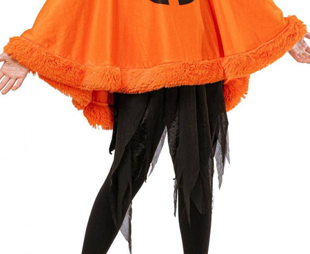 Ponczo dla dzieci z kapturem Dynia, rozm. uniw.