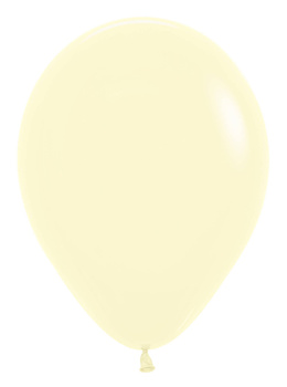 Balon 12" Matte Yellow, 1 szt