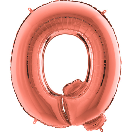 Balon Grabo Litera Q Rose Gold 102cm