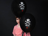 Balony 30cm, Piraci, Pastel Black