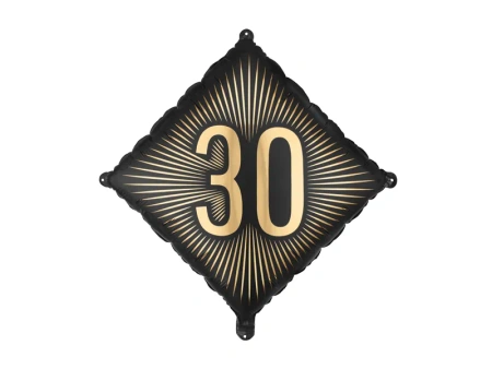 Balon foliowy ''30'', 46x46 cm, mix