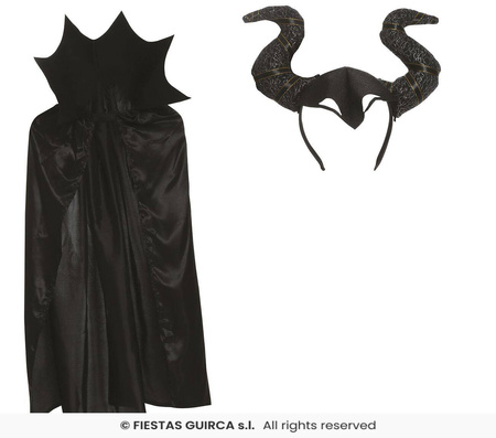 Zestaw Diablicy, opaska z peleryną