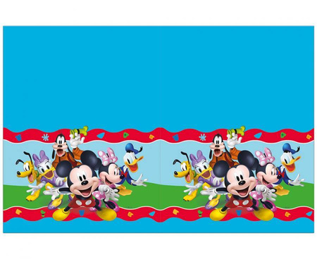 Obrus plastikowy "Mickey Rock The House" 120x180 cm