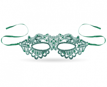 Maseczka ażurowa SZMARAGDOWA DAMA