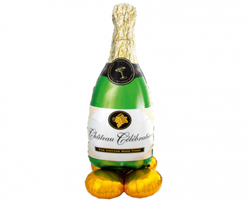 Balon foliowy AirLoonz Butelka Szampana, 60x152 cm