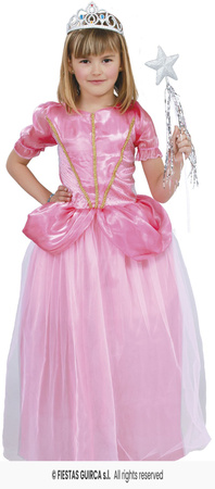Strój dla dzieci Różowa Księżniczka balu, rozm. 143-151 cm