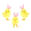 Dekoracje wielkanocne żółte kurczaki-króliki 1 szt.