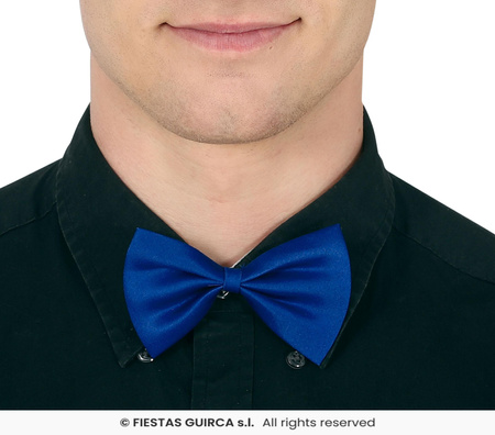 Niebieska Muszka karnawałowa