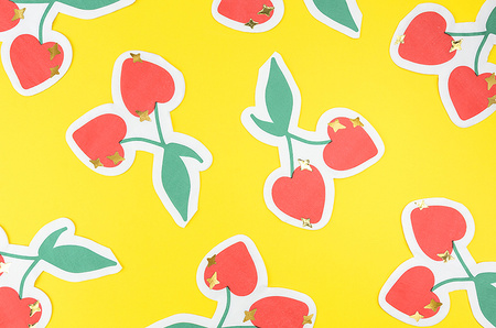 Serwetki Wiśnie, mix, 13.5x16cm