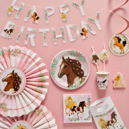 Serwetki papierowe Piękne Konie, 20 szt, 33x33cm