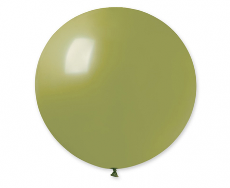 Balon G30 pastel kula 0.80m - zielona oliwkowa 98
