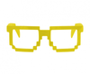 Okulary Piksele, żółte
